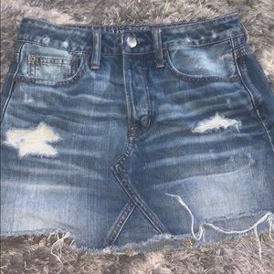 American eagle denim skirt